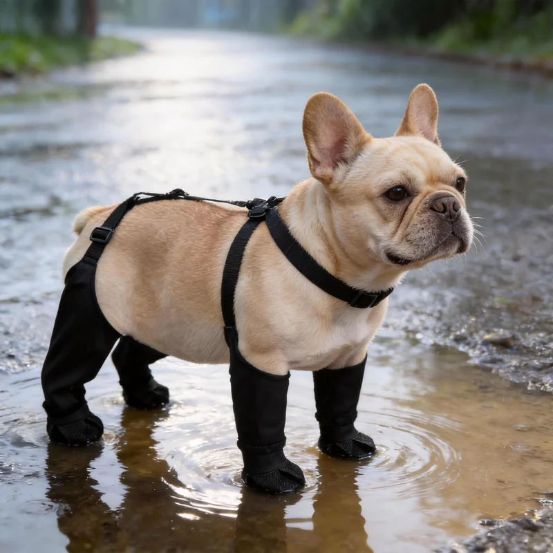 Dog Booties Paw Protector - Bottes imperméables pour chien, chaussures antidérapantes