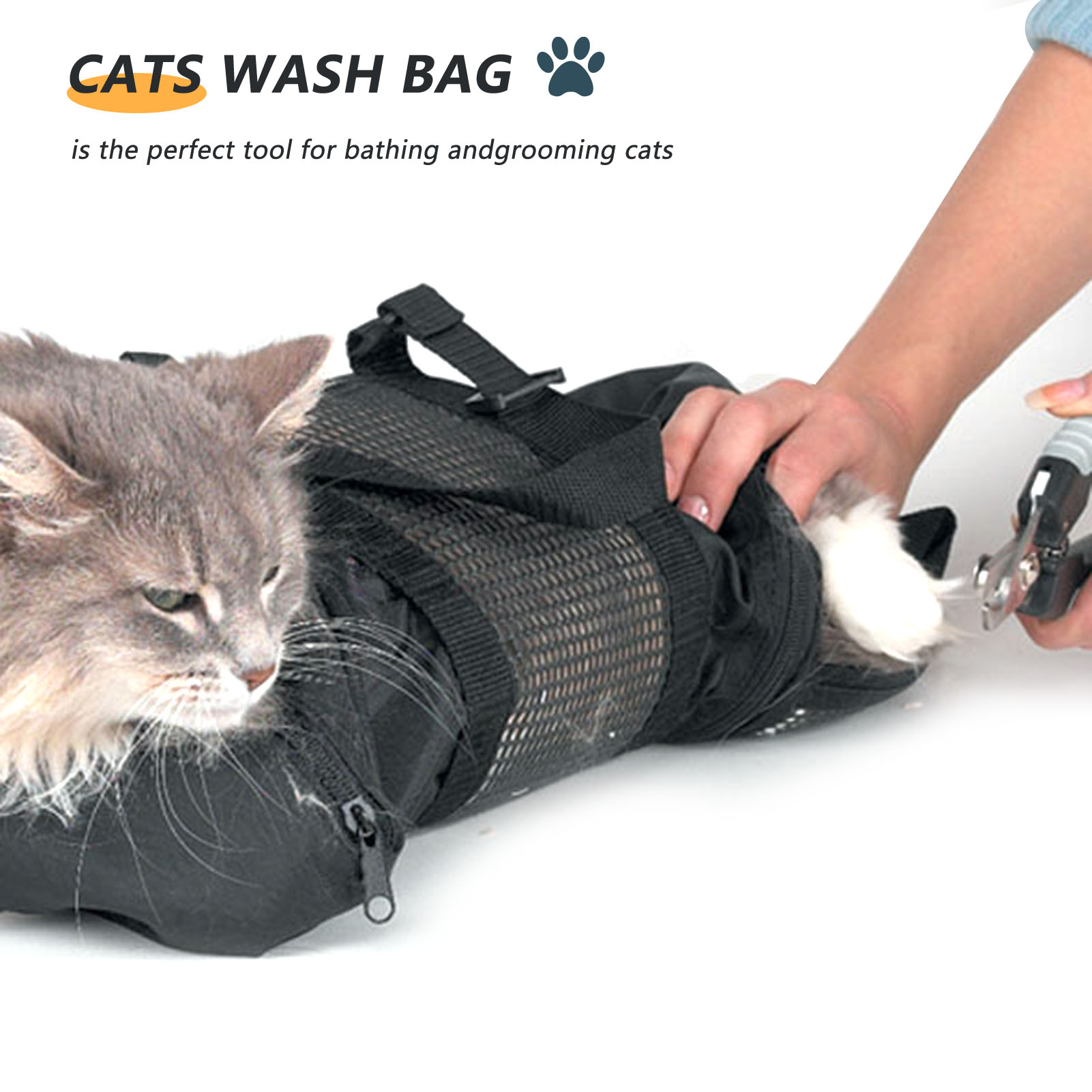 Pet Supplies Nail Trim - Sac de toile Oxford en maille