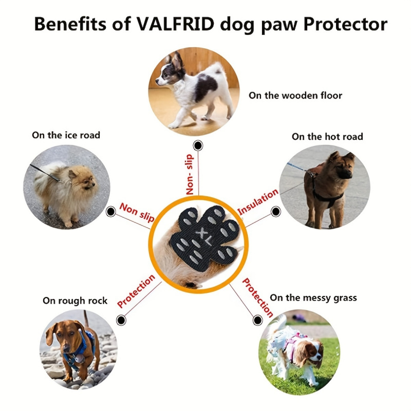 Coussinets antidérapants pour  - Dog Booties Paw Protector avis et prix