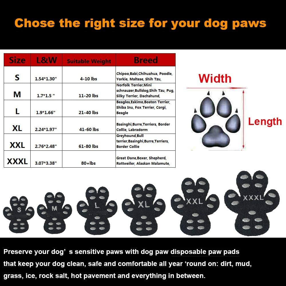 Protège-pattes pour chien, 24  - Dog Booties Paw Protector avis et prix