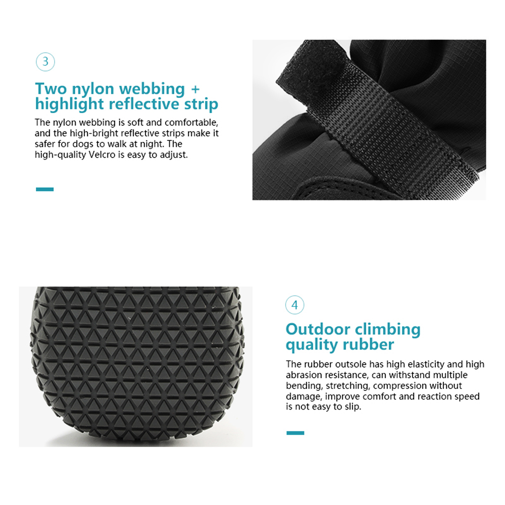 Bottes imperméables coordonnan - Dog Booties Paw Protector avis et prix