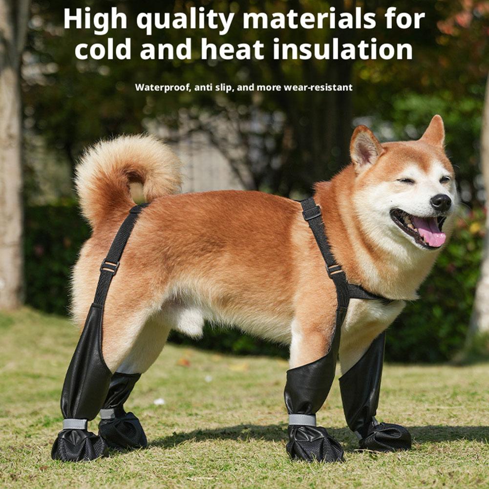 Bottes à bretelles pour chien, - Dog Booties Paw Protector avis et prix