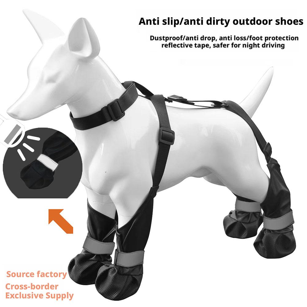 Bottes à bretelles pour chien, - Dog Booties Paw Protector avis et prix