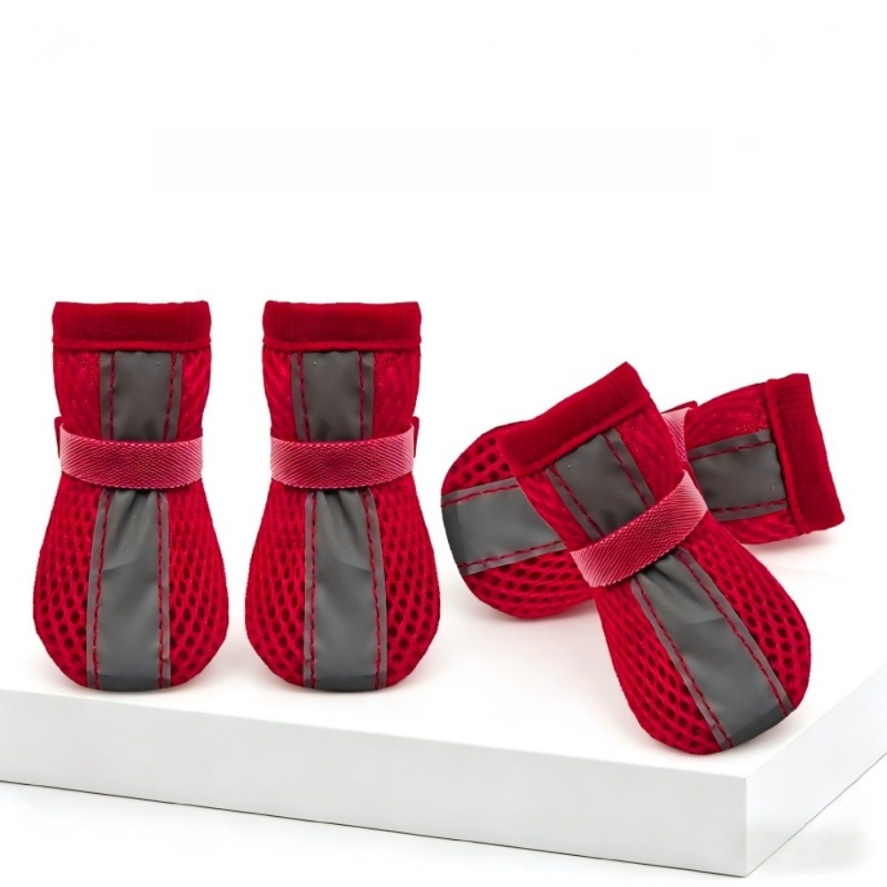 4 pièces/ensemble Chaussures p - Dog Booties Paw Protector avis et prix